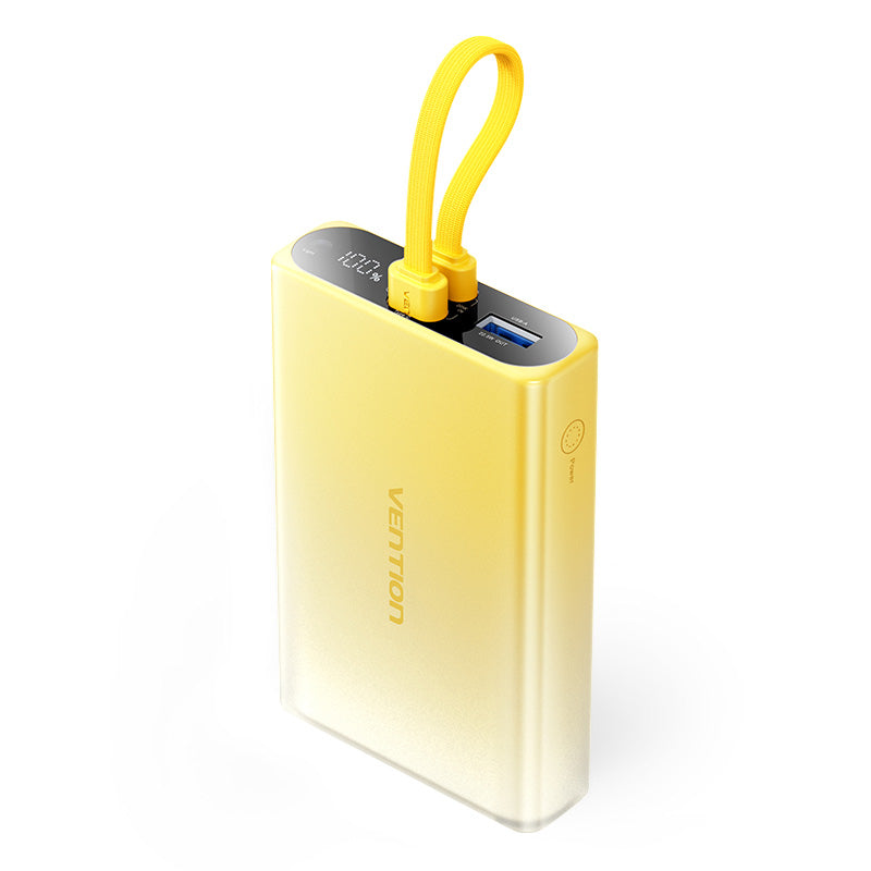 Power Bank Vention 10,000mAh - Carga Rápida y Diseño Compacto